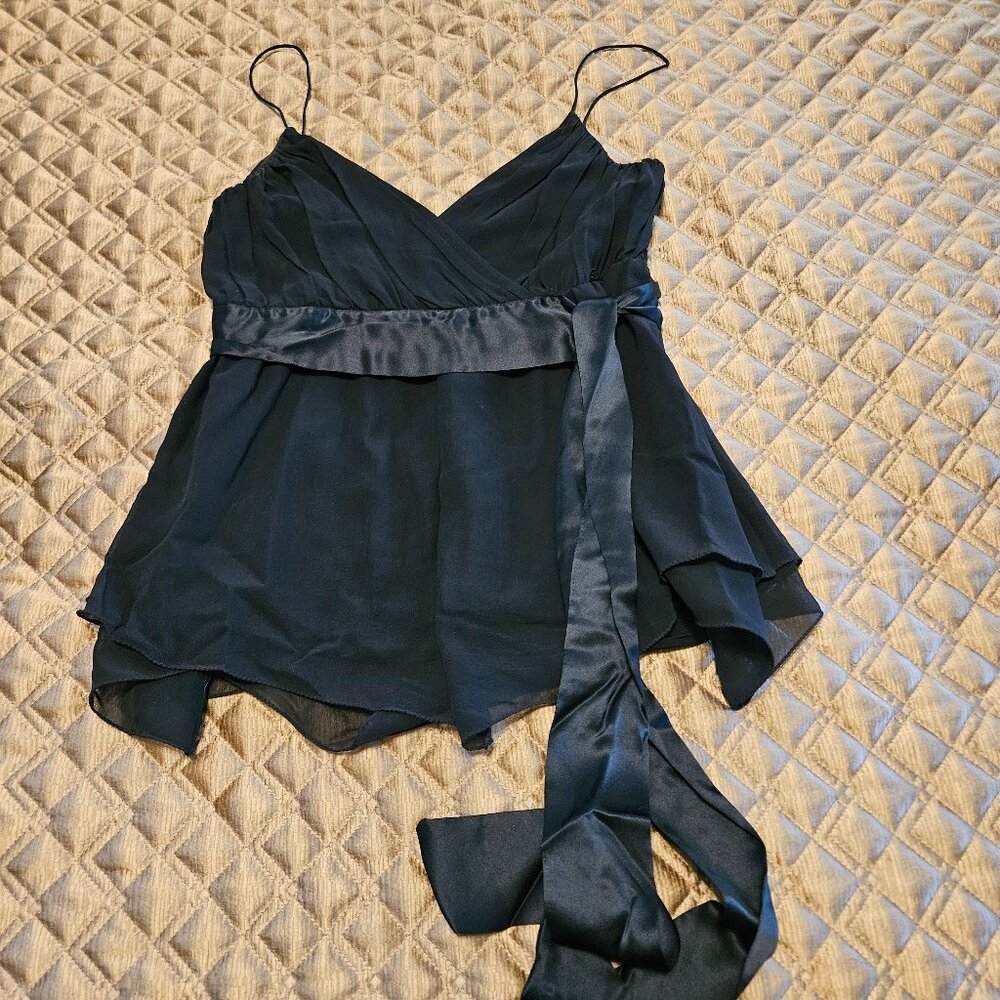 Black Billowy Cami